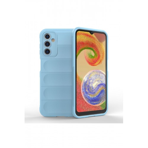 Newface Samsung Galaxy A14 4G Kılıf Optimum Silikon - Sky Blue Newface Samsung Galaxy A14 4G Kılıf Optimum Silikon - Sky Blue