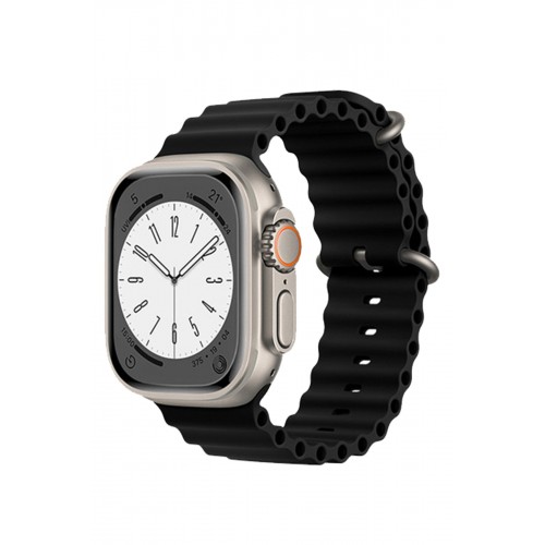 Newface Apple Watch 42mm Ocean Kordon - Siyah Newface Apple Watch 42mm Ocean Kordon - Siyah