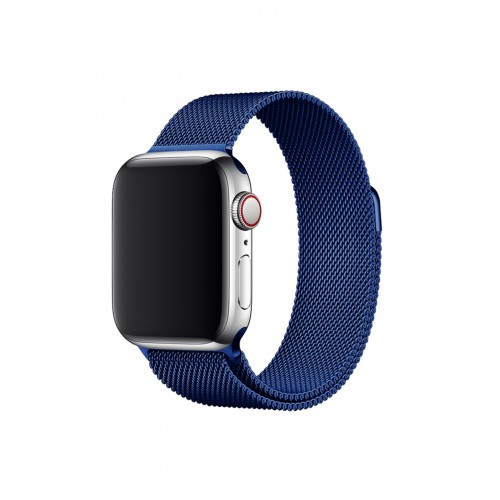 Newface Apple Watch 38mm Metal Mıknatıslı Kordon - Mavi