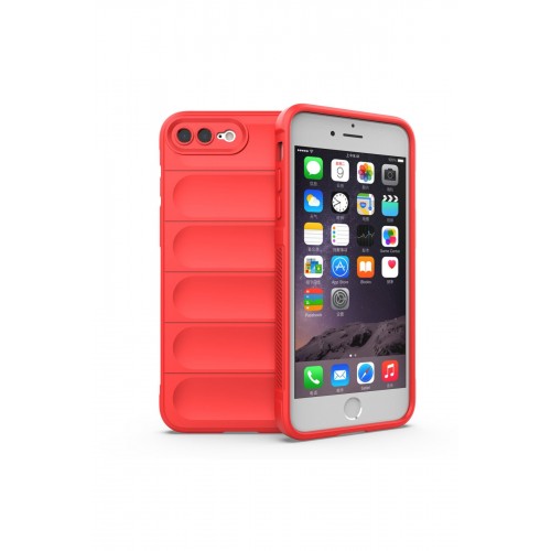 Newface iPhone 7 Plus Kılıf Optimum Silikon - Kırmızı Newface iPhone 7 Plus Kılıf Optimum Silikon - Kırmızı