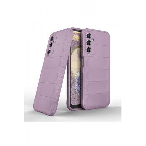 Newface Samsung Galaxy A14 4G Kılıf Optimum Silikon - Mor Newface Samsung Galaxy A14 4G Kılıf Optimum Silikon - Mor