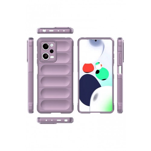 Newface Xiaomi Redmi Note 12 Pro 5G Kılıf Optimum Silikon - Mor Newface Xiaomi Redmi Note 12 Pro 5G Kılıf Optimum Silikon - Mor