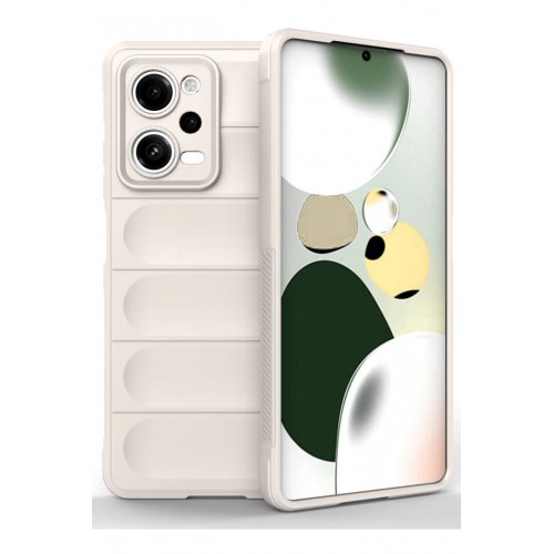 Newface Xiaomi Redmi Note 12 Pro 5G Kılıf Optimum Silikon - Krem