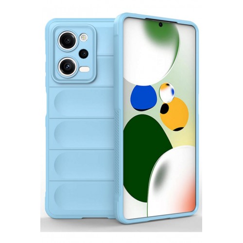 Newface Xiaomi Redmi Note 12 Pro 5G Kılıf Optimum Silikon - Sky Blue