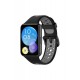 Newface Huawei Watch Fit 2 Spor Delikli Kordon - Siyah-Gri