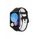 Newface Huawei Watch Fit 2 Spor Delikli Kordon - Siyah-Beyaz