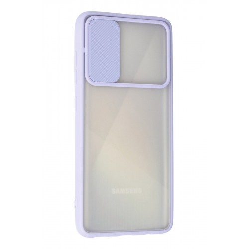 Newface Samsung Galaxy A51 Kılıf Palm Buzlu Kamera Sürgülü Silikon - Lila Newface Samsung Galaxy A51 Kılıf Palm Buzlu Kamera Sürgülü Silikon - Lila