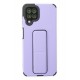 Newface Samsung Galaxy M22 Kılıf Mega Standlı Silikon - Lila