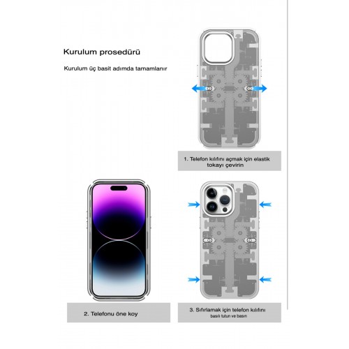 Newface iPhone 13 Pro Kılıf Mekanik Bumper Kapak - Gold Newface iPhone 13 Pro Kılıf Mekanik Bumper Kapak - Gold