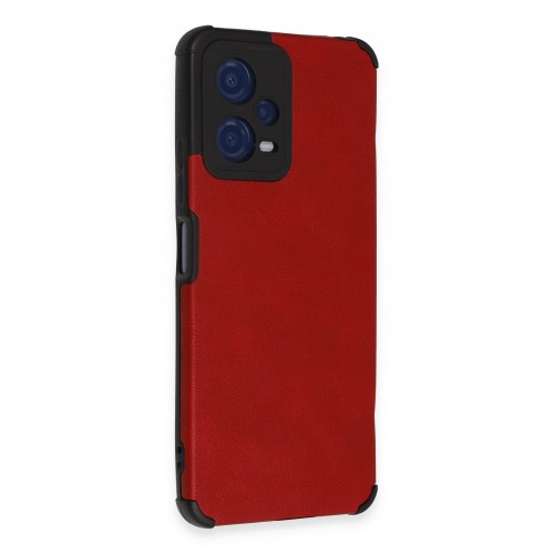 Newface Xiaomi Redmi Note 12 5G Kılıf Loop Deri Silikon - Kırmızı Newface Xiaomi Redmi Note 12 5G Kılıf Loop Deri Silikon - Kırmızı