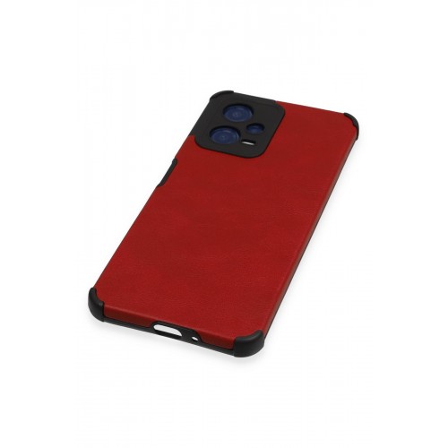 Newface Xiaomi Redmi Note 12 5G Kılıf Loop Deri Silikon - Kırmızı Newface Xiaomi Redmi Note 12 5G Kılıf Loop Deri Silikon - Kırmızı