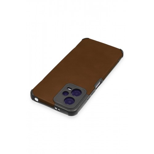Newface Xiaomi Redmi Note 12 5G Kılıf Loop Deri Silikon - Kahverengi Newface Xiaomi Redmi Note 12 5G Kılıf Loop Deri Silikon - Kahverengi
