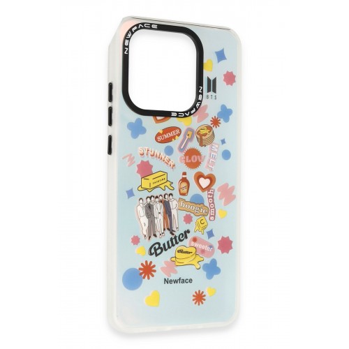 Newface Xiaomi Poco C40 Kılıf Estoril Desenli Kapak - Estoril - 16