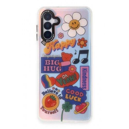 Newface Samsung Galaxy A04S Kılıf Estoril Desenli Kapak - Estoril - 15
