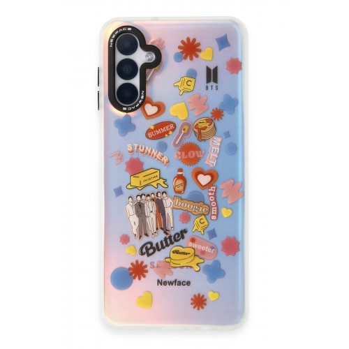 Newface Samsung Galaxy A04S Kılıf Estoril Desenli Kapak - Estoril - 16