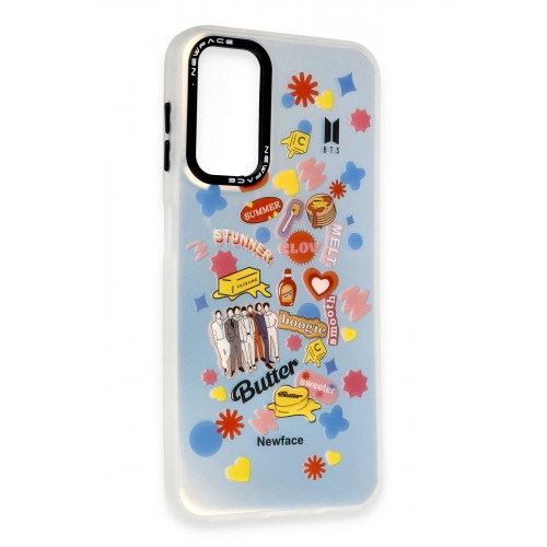 Newface Samsung Galaxy A14 4G Kılıf Estoril Desenli Kapak - Estoril - 16