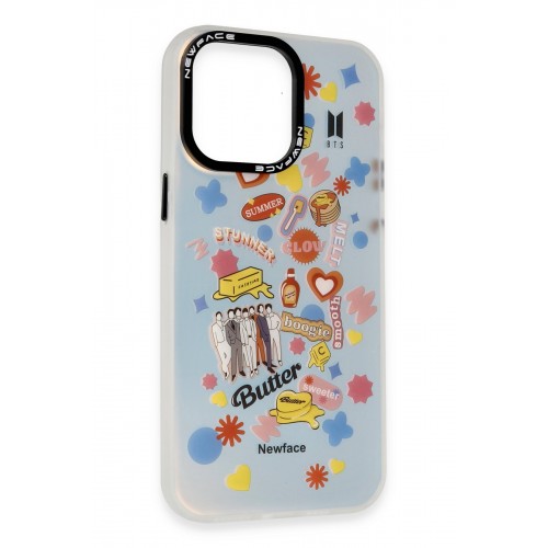 Newface iPhone 13 Pro Max Kılıf Estoril Desenli Kapak - Estoril - 16