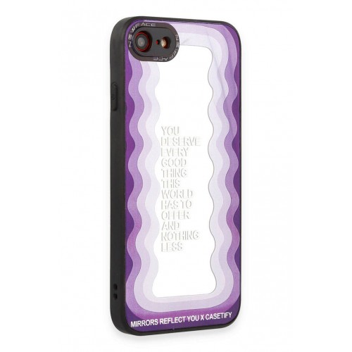 Newface iPhone 8 Kılıf Mirror Desenli Kapak - Mirror - 5