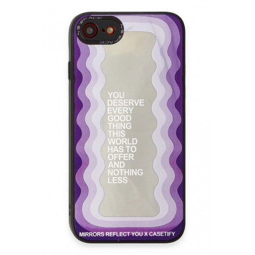 Newface iPhone 8 Kılıf Mirror Desenli Kapak - Mirror - 5 Newface iPhone 8 Kılıf Mirror Desenli Kapak - Mirror - 5