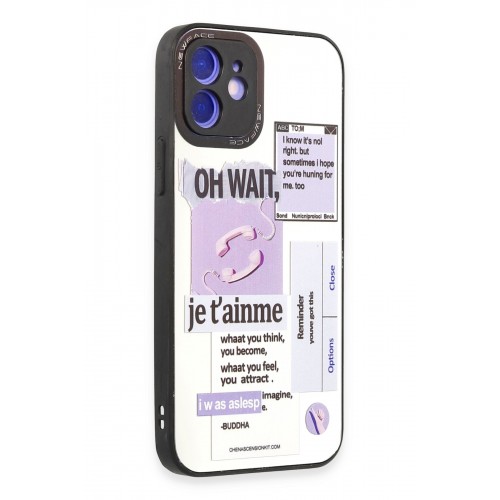 Newface iPhone 11 Kılıf Mirror Desenli Kapak - Mirror - 4