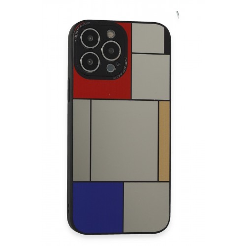 Newface iPhone 14 Pro Max Kılıf Mirror Desenli Kapak - Mirror - 9