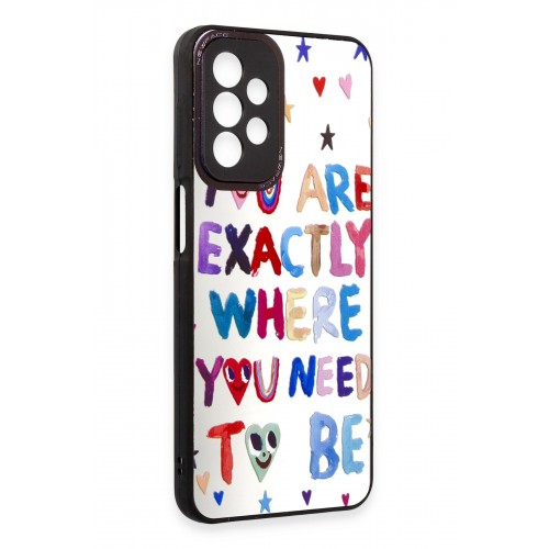 Newface Samsung Galaxy A23 4G Kılıf Mirror Desenli Kapak - Mirror - 10