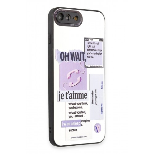 Newface iPhone 8 Plus Kılıf Mirror Desenli Kapak - Mirror - 4 Newface iPhone 8 Plus Kılıf Mirror Desenli Kapak - Mirror - 4