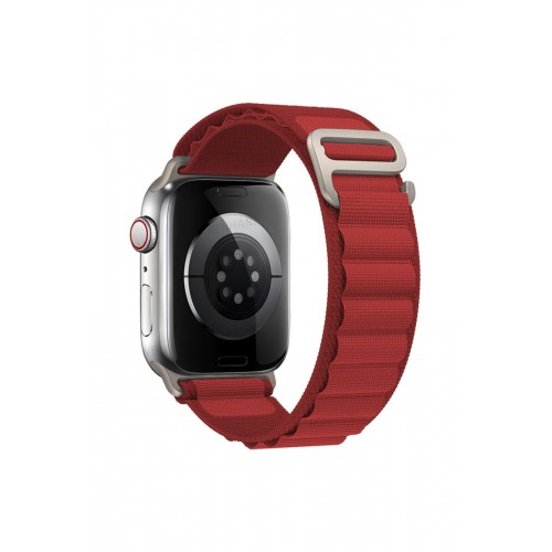 Newface Apple Watch 38mm Mountain Kordon - Kırmızı