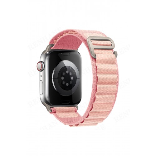 Newface Apple Watch 41mm Mountain Kordon - Pembe