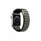Newface Apple Watch 42mm Mountain Kordon - Siyah-Yeşil Newface Apple Watch 42mm Mountain Kordon - Siyah-Yeşil