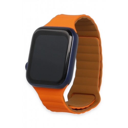 Newface Apple Watch 42mm KR411 Tailored Strap Kordon - Turuncu Newface Apple Watch 42mm KR411 Tailored Strap Kordon - Turuncu