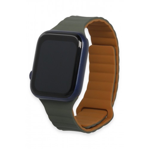 Newface Apple Watch 42mm KR411 Tailored Strap Kordon - Koyu Yeşil Newface Apple Watch 42mm KR411 Tailored Strap Kordon - Koyu Yeşil