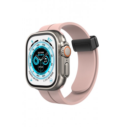 Newface Apple Watch 42mm KR412 Elegance Stylısh Kordon - Pudra