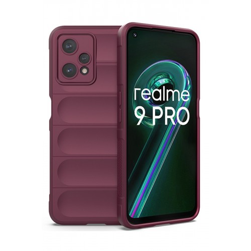Newface Realme 9 Pro 5G Kılıf Optimum Silikon - Bordo Newface Realme 9 Pro 5G Kılıf Optimum Silikon - Bordo