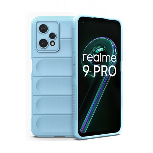 Newface Realme 9 Pro 5G Kılıf Optimum Silikon - Sky Blue Newface Realme 9 Pro 5G Kılıf Optimum Silikon - Sky Blue