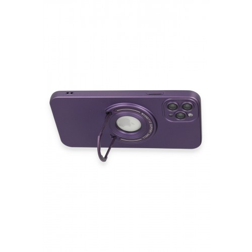 Newface iPhone 11 Pro Kılıf Lukka Magneticsafe Kapak - Derin Mor Newface iPhone 11 Pro Kılıf Lukka Magneticsafe Kapak - Derin Mor