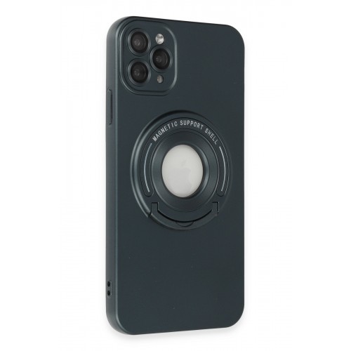 Newface iPhone 11 Pro Max Kılıf Lukka Magneticsafe Kapak - Koyu Yeşil Newface iPhone 11 Pro Max Kılıf Lukka Magneticsafe Kapak - Koyu Yeşil