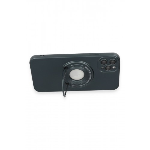 Newface iPhone 11 Pro Max Kılıf Lukka Magneticsafe Kapak - Koyu Yeşil Newface iPhone 11 Pro Max Kılıf Lukka Magneticsafe Kapak - Koyu Yeşil