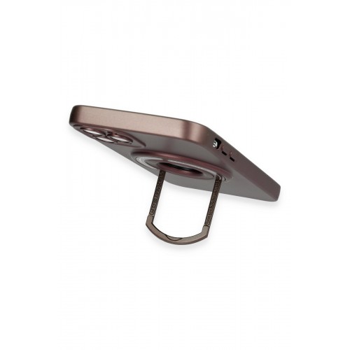 Newface iPhone 11 Pro Max Kılıf Lukka Magneticsafe Kapak - Kahverengi Newface iPhone 11 Pro Max Kılıf Lukka Magneticsafe Kapak - Kahverengi