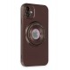 Newface iPhone 12 Kılıf Lukka Magneticsafe Kapak - Kahverengi Newface iPhone 12 Kılıf Lukka Magneticsafe Kapak - Kahverengi