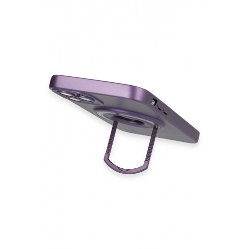 Newface iPhone 12 Pro Kılıf Lukka Magneticsafe Kapak - Derin Mor Newface iPhone 12 Pro Kılıf Lukka Magneticsafe Kapak - Derin Mor