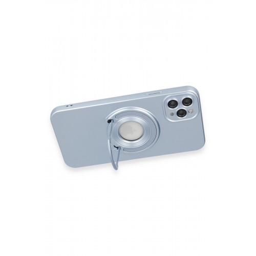 Newface iPhone 12 Pro Max Kılıf Lukka Magneticsafe Kapak - Sierra Blue Newface iPhone 12 Pro Max Kılıf Lukka Magneticsafe Kapak - Sierra Blue