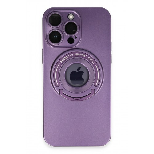 Newface iPhone 13 Pro Max Kılıf Lukka Magneticsafe Kapak - Derin Mor Newface iPhone 13 Pro Max Kılıf Lukka Magneticsafe Kapak - Derin Mor