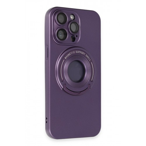 Newface iPhone 13 Pro Max Kılıf Lukka Magneticsafe Kapak - Derin Mor Newface iPhone 13 Pro Max Kılıf Lukka Magneticsafe Kapak - Derin Mor