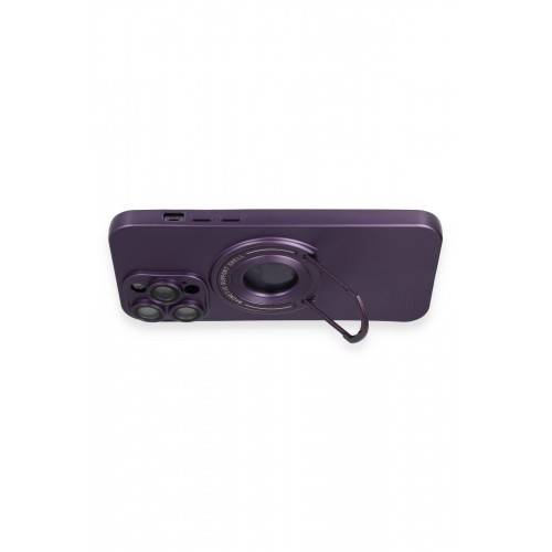 Newface iPhone 13 Pro Max Kılıf Lukka Magneticsafe Kapak - Derin Mor Newface iPhone 13 Pro Max Kılıf Lukka Magneticsafe Kapak - Derin Mor