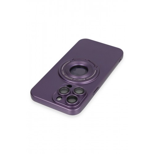 Newface iPhone 13 Pro Max Kılıf Lukka Magneticsafe Kapak - Derin Mor Newface iPhone 13 Pro Max Kılıf Lukka Magneticsafe Kapak - Derin Mor