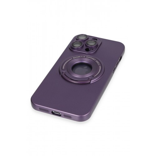 Newface iPhone 13 Pro Max Kılıf Lukka Magneticsafe Kapak - Derin Mor Newface iPhone 13 Pro Max Kılıf Lukka Magneticsafe Kapak - Derin Mor