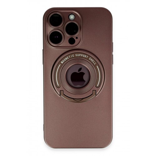 Newface iPhone 13 Pro Max Kılıf Lukka Magneticsafe Kapak - Kahverengi Newface iPhone 13 Pro Max Kılıf Lukka Magneticsafe Kapak - Kahverengi