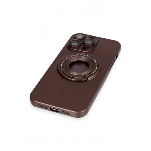 Newface iPhone 13 Pro Max Kılıf Lukka Magneticsafe Kapak - Kahverengi Newface iPhone 13 Pro Max Kılıf Lukka Magneticsafe Kapak - Kahverengi