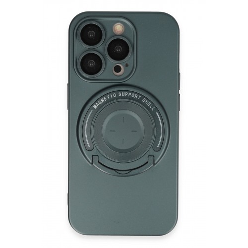 Newface iPhone 14 Pro Kılıf Lukka Magneticsafe Kapak - Koyu Yeşil Newface iPhone 14 Pro Kılıf Lukka Magneticsafe Kapak - Koyu Yeşil